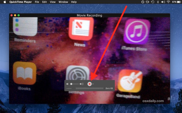 record audio for a video on mac
